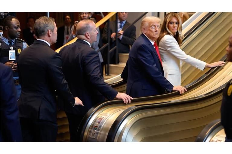 Nach Trumps „Sabotage“-Vorwürfen bei seinem UN-Auftritt soll ein neues Rolltreppen-Debakel verhindert werden (Archivfoto).