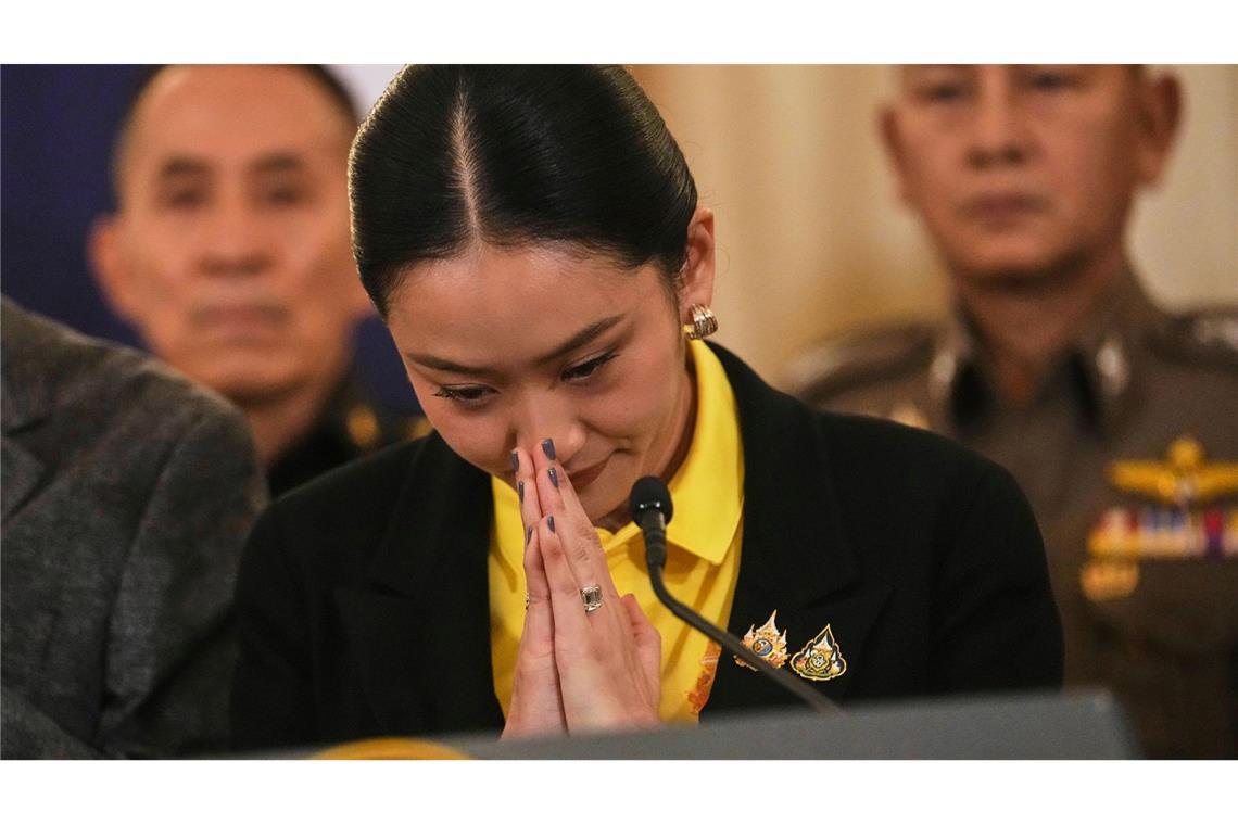 Nach umstrittenen Aussagen in einem geleakten Telefonmitschnitt war Thailands Regierungschefin unter Druck geraten. (Archivbild)