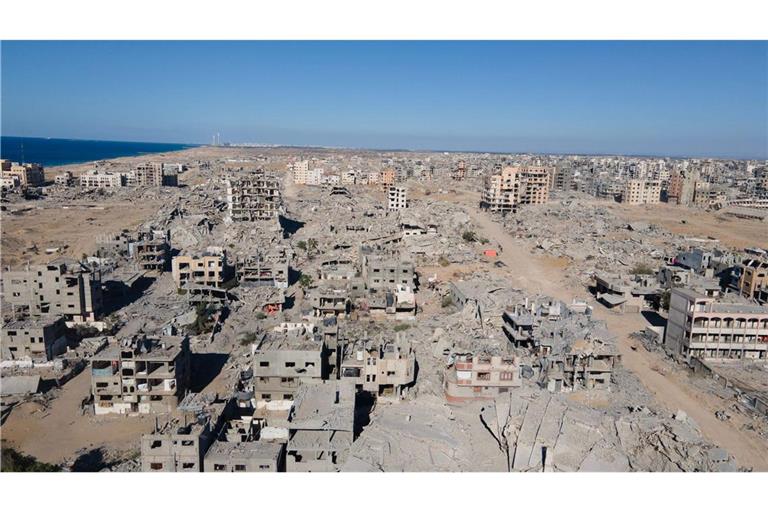 Nach zwei Jahren Krieg sind Teile des Gazastreifens komplett zerstört.