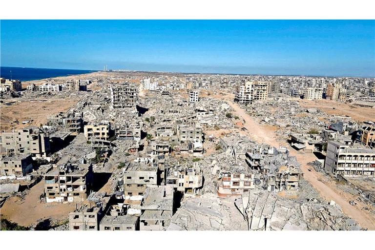 Nach zwei Jahren Krieg sind Teile des Gazastreifens komplett zerstört.