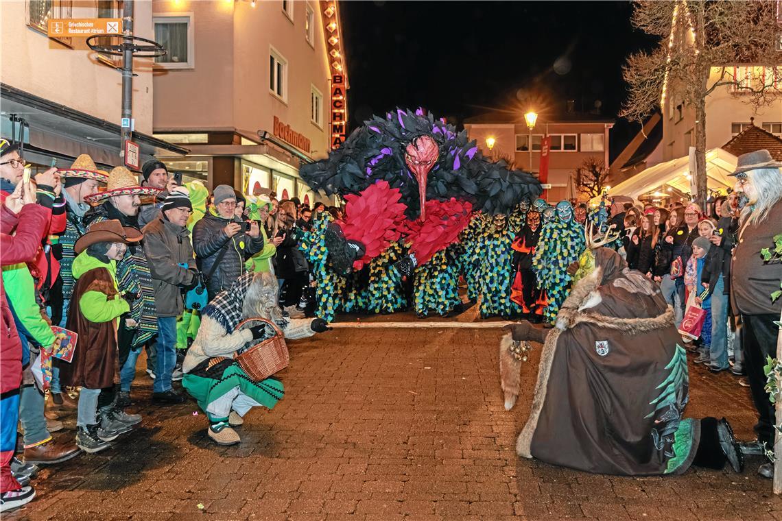 Nachtumzug 2026 der Murreder Henderwäldler in Murrhardt. Der legendäre Nachtkrab...