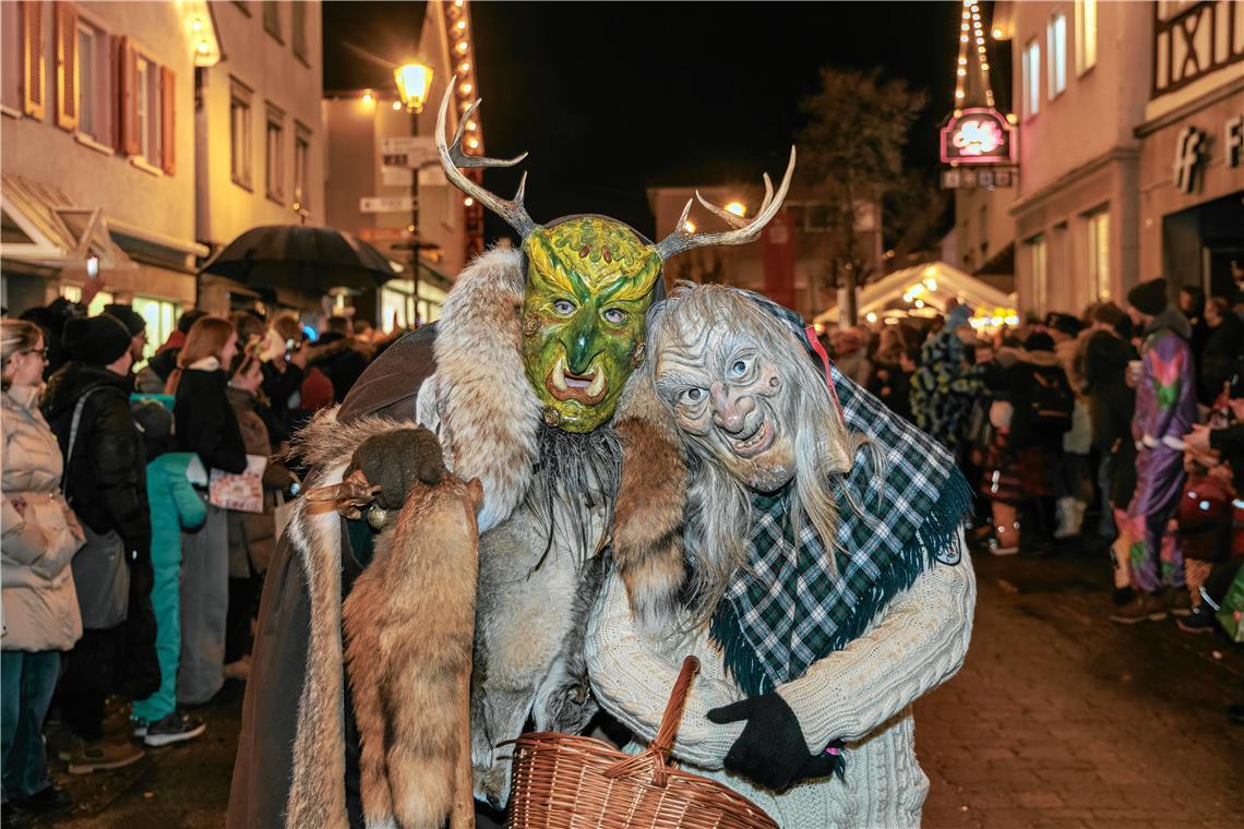 Nachtumzug 2026 der Murreder Henderwäldler in Murrhardt. Der Hotz und das Hexent...