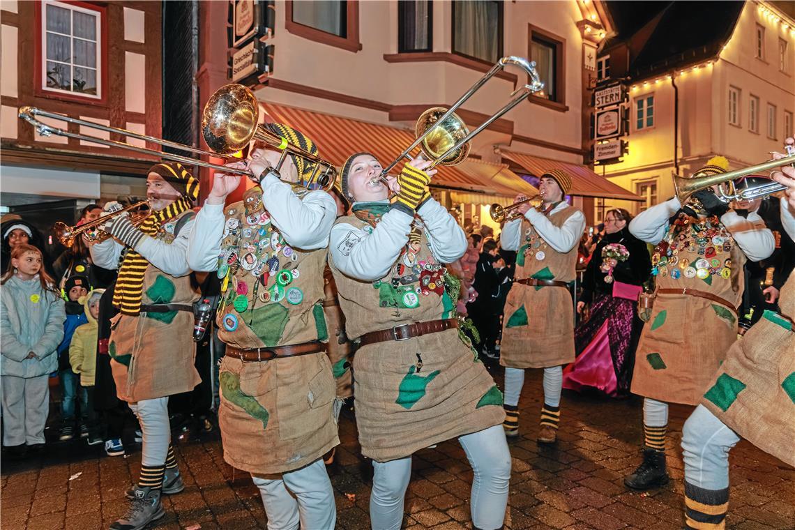 Nachtumzug 2026 der Murreder Henderwäldler in Murrhardt.
