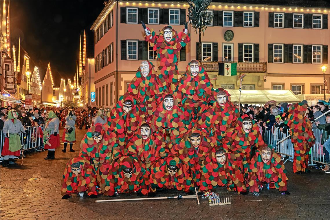 Nachtumzug 2026 der Murreder Henderwäldler in Murrhardt.