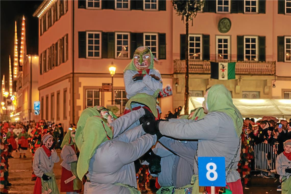 Nachtumzug 2026 der Murreder Henderwäldler in Murrhardt.