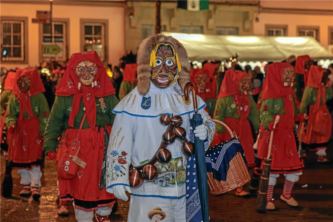 Nachtumzug 2026 der Murreder Henderwäldler in Murrhardt.