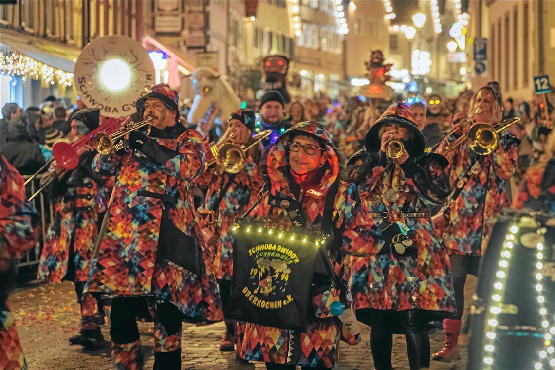 Nachtumzug 2026 der Murreder Henderwäldler in Murrhardt.