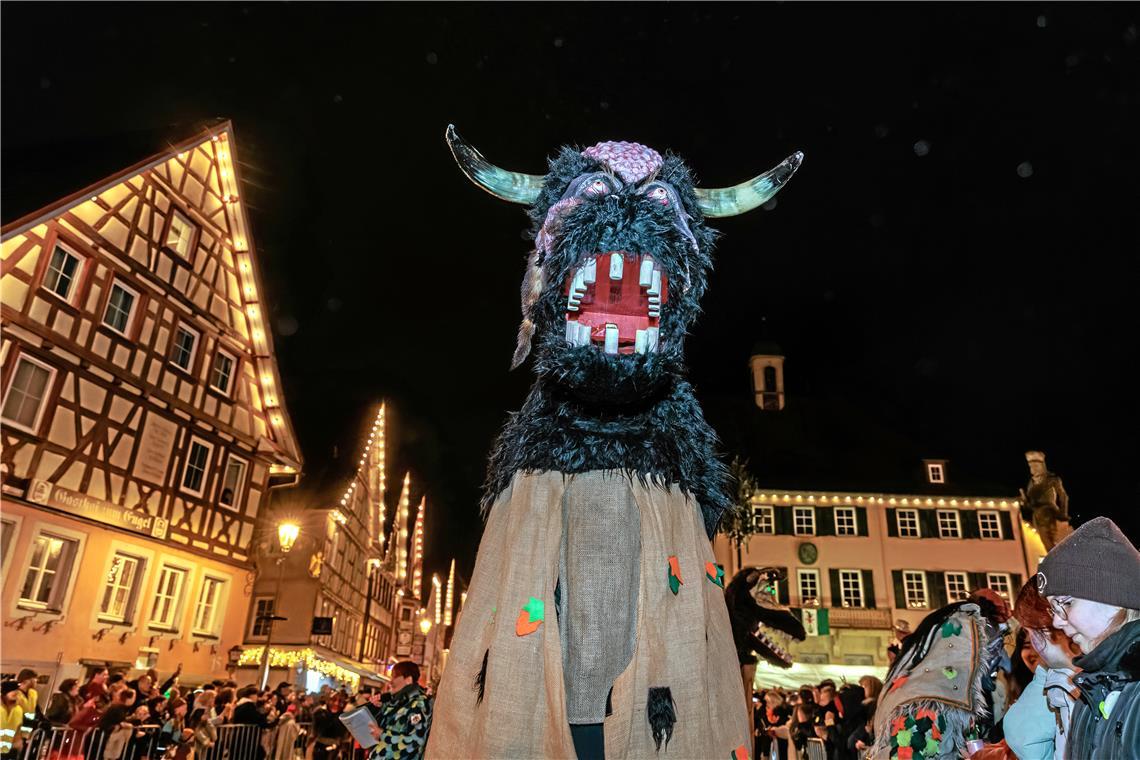 Nachtumzug 2026 der Murreder Henderwäldler in Murrhardt.