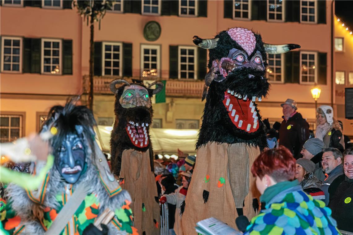 Nachtumzug 2026 der Murreder Henderwäldler in Murrhardt.