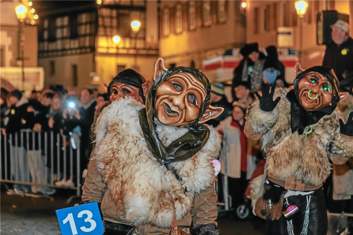 Nachtumzug 2026 der Murreder Henderwäldler in Murrhardt.