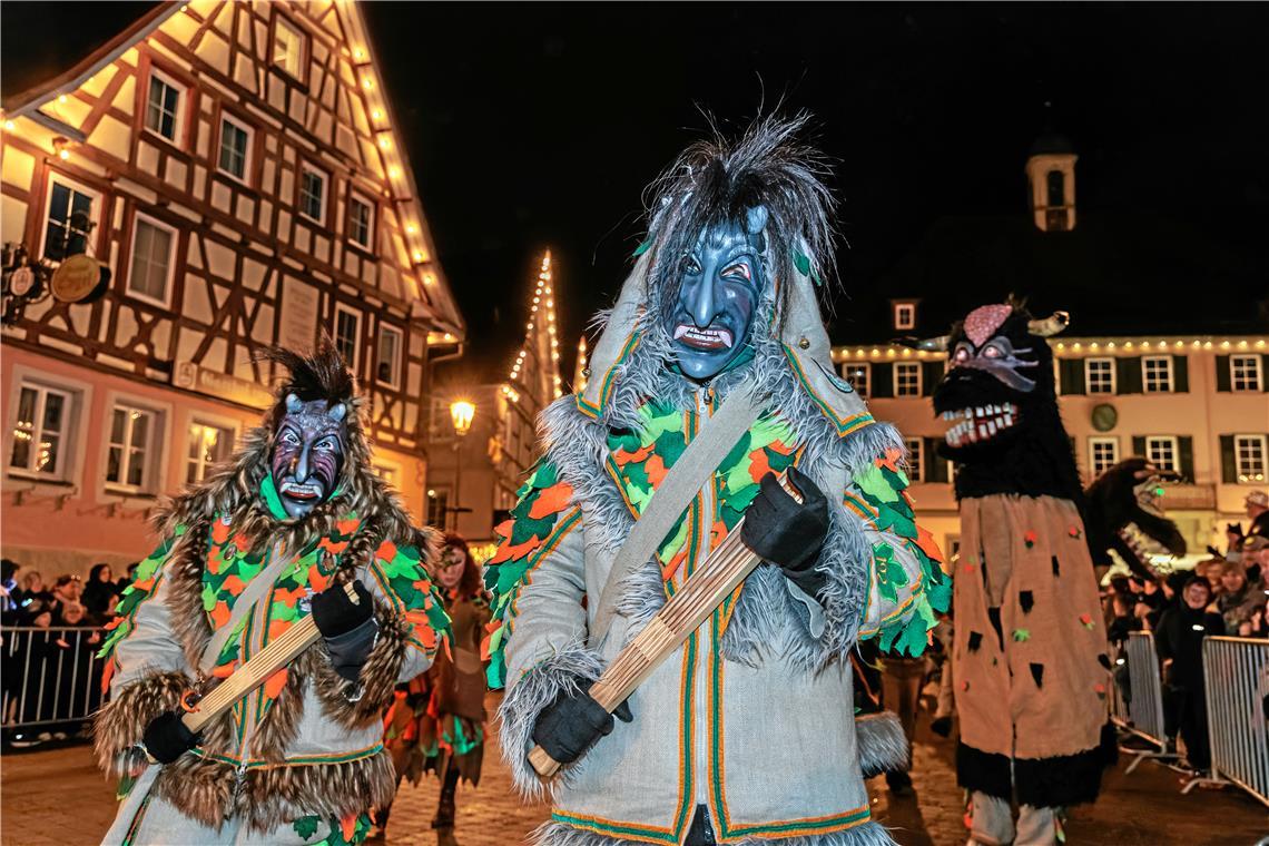 Nachtumzug 2026 der Murreder Henderwäldler in Murrhardt.