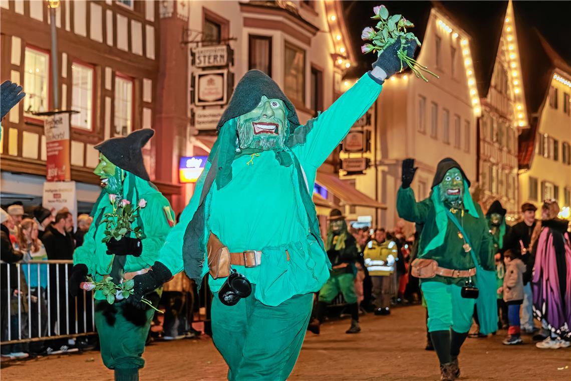 Nachtumzug 2026 der Murreder Henderwäldler in Murrhardt.