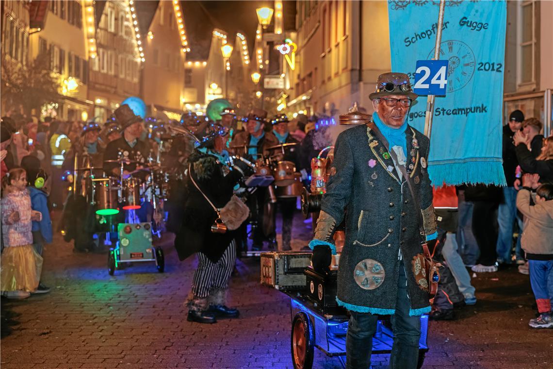 Nachtumzug 2026 der Murreder Henderwäldler in Murrhardt.