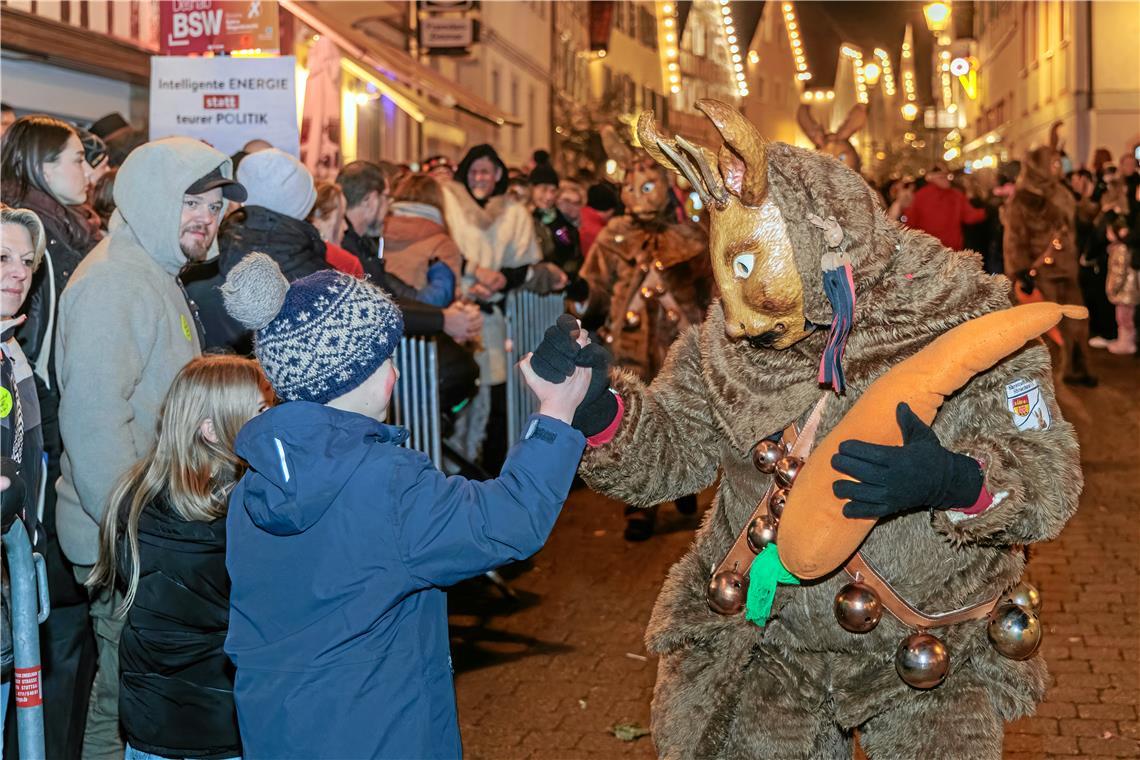 Nachtumzug 2026 der Murreder Henderwäldler in Murrhardt.