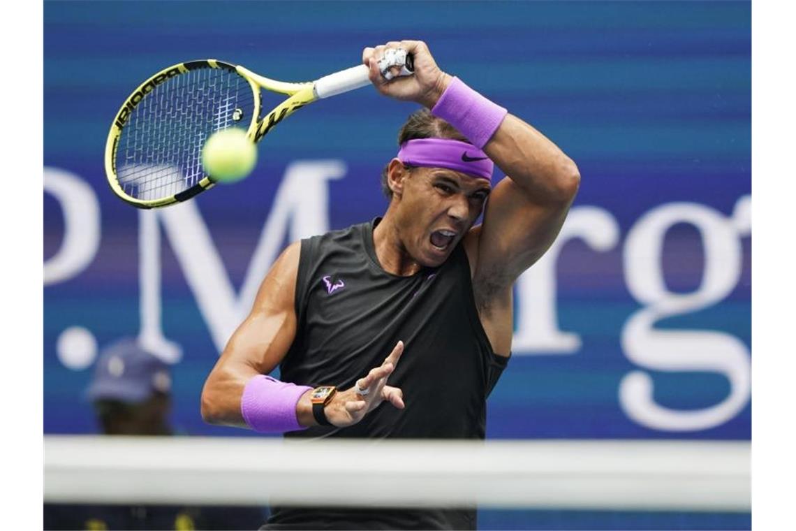 Nadal gewann die ersten beiden Sätze. Foto: Eduardo Munoz Alvarez/AP