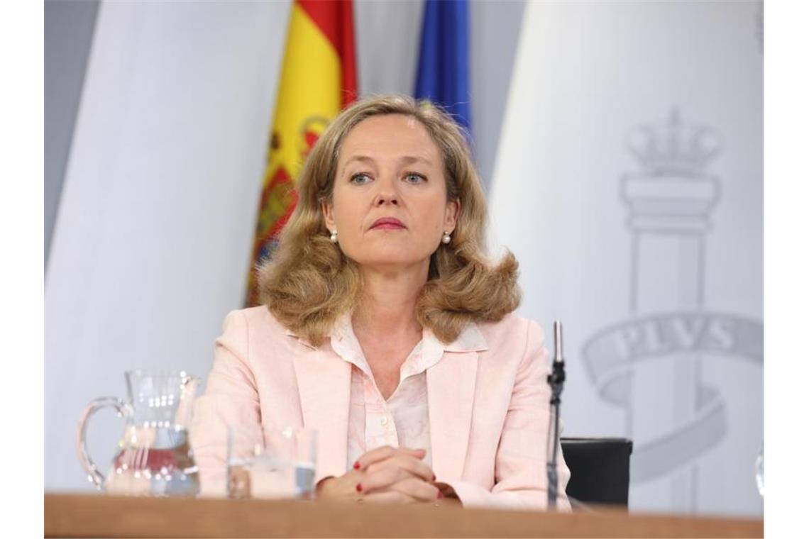 Nadia Calviño ist seit 2018 Wirtschaftsministerin im Kabinett des spanischen Minsterpräsidenten Pedro Sánchez. Foto: Marta Fernández Jara/Europa Press/dpa