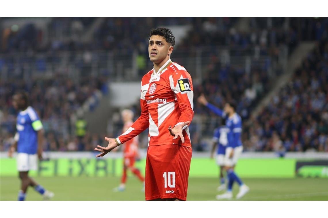 Nadiem Amiri ist wie alle Mainzer enttäuscht wegen des Europapokal-Aus.