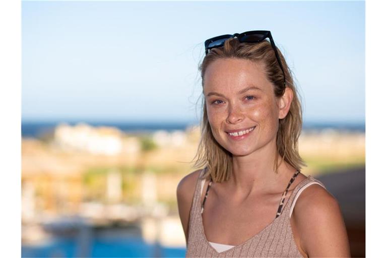 Nadine Berneis, „Miss Germany“ von 2019. Foto: Gerald Matzka/dpa/Archivbild