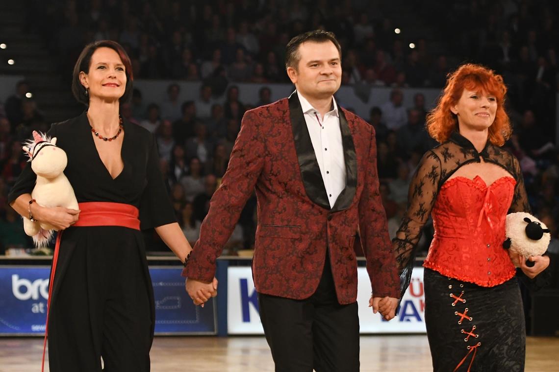 Nadine Nasser, Zoran Jovanovic und Anita Pocz (von links) bilden nur noch 2021 das Trainertrio.