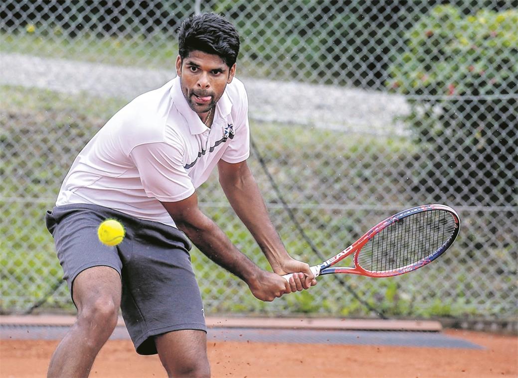 Nächstes Ziel US Open: Vishnu Vardhan hat die Hoffnung, in einigen Wochen im Doppel beim Turnier in New York starten zu dürfen. Foto: A. Becher