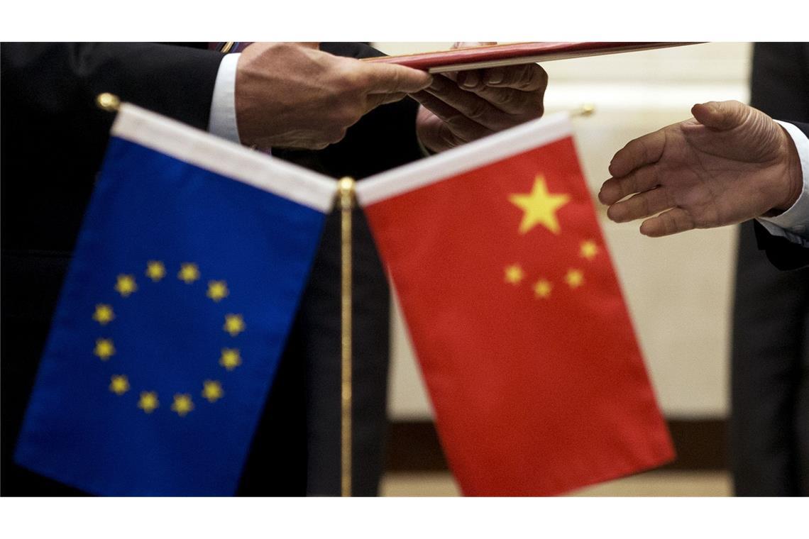 China hebt Sanktionen gegen Abgeordnete des EU-Parlaments auf Nähern sich wieder an: die EU und China.