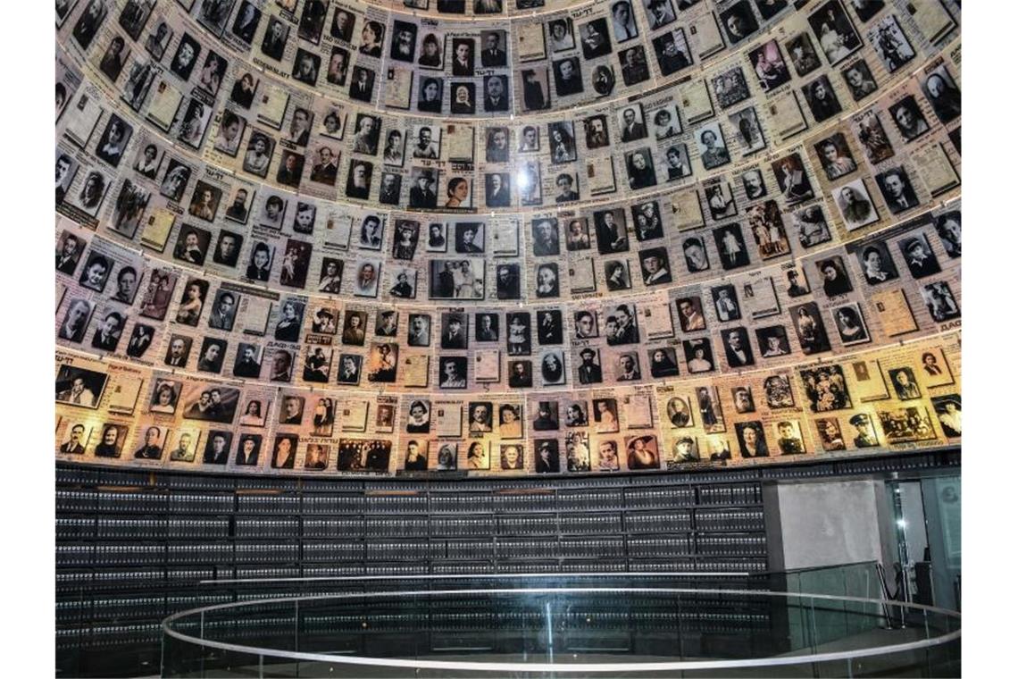 Namenshalle der Holocaust-Gedenkstätte Yad Vashem in Jerusalem. Foto: Juris Vigulis/Saeima/dpa
