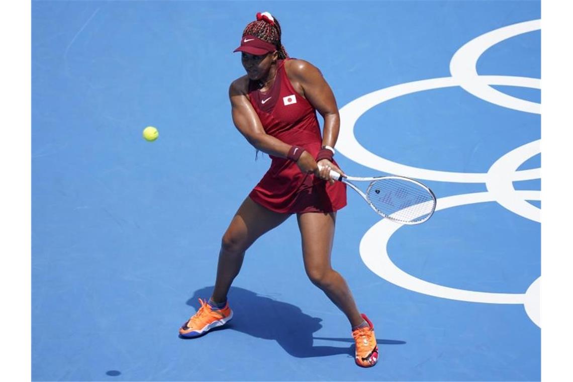 Osaka mit erfolgreichem Comeback in ihrer japanischer Heimat Naomi Osaka gewann ihr Auftaktmatch in ihrer Heimat. Foto: Patrick Semansky/AP/dpa