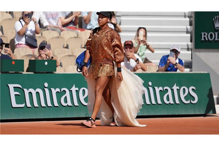 Naomi Osaka ist ein Star - und darf nun auch ein Match in der Nightsession bei den French Open spielen.