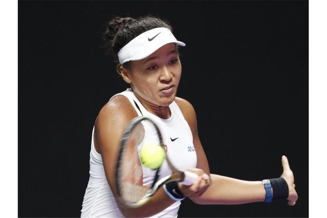 Japanerin Osaka zieht beim WTA Finale zurück Naomi Osaka musste die WTA Finals aufgeben. Foto: -/kyodo/dpa