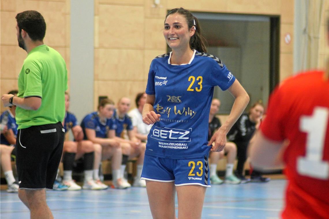 Natalie Straub hat bei der TSG Backnang mit dem Handballspielen begonnen und wechselt nun zum HC Oppenweiler/Backnang. Foto: Lisa Zimmermann