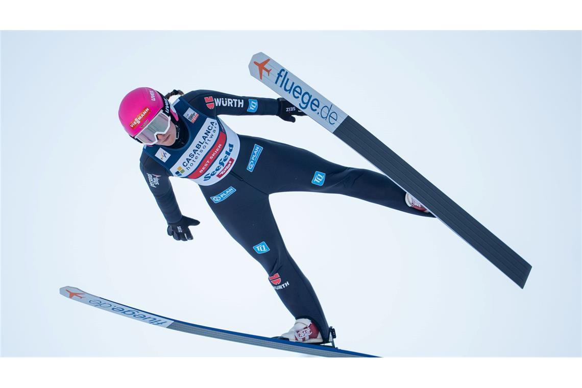 Doppelter Seefeld-Triumph: Siege für Armbruster und Geiger Nathalie Armbruster sichert sich den nächsten Sieg.