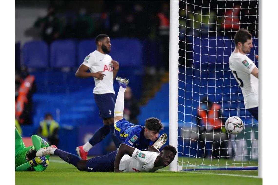 Havertz mit frühem Tor bei Chelsea-Sieg gegen Tottenham Nationalspieler Kai Havertz (M) brachte Chelsea beim Sieg gegen Tottenham in Führung. Foto: John Walton/PA Wire/dpa