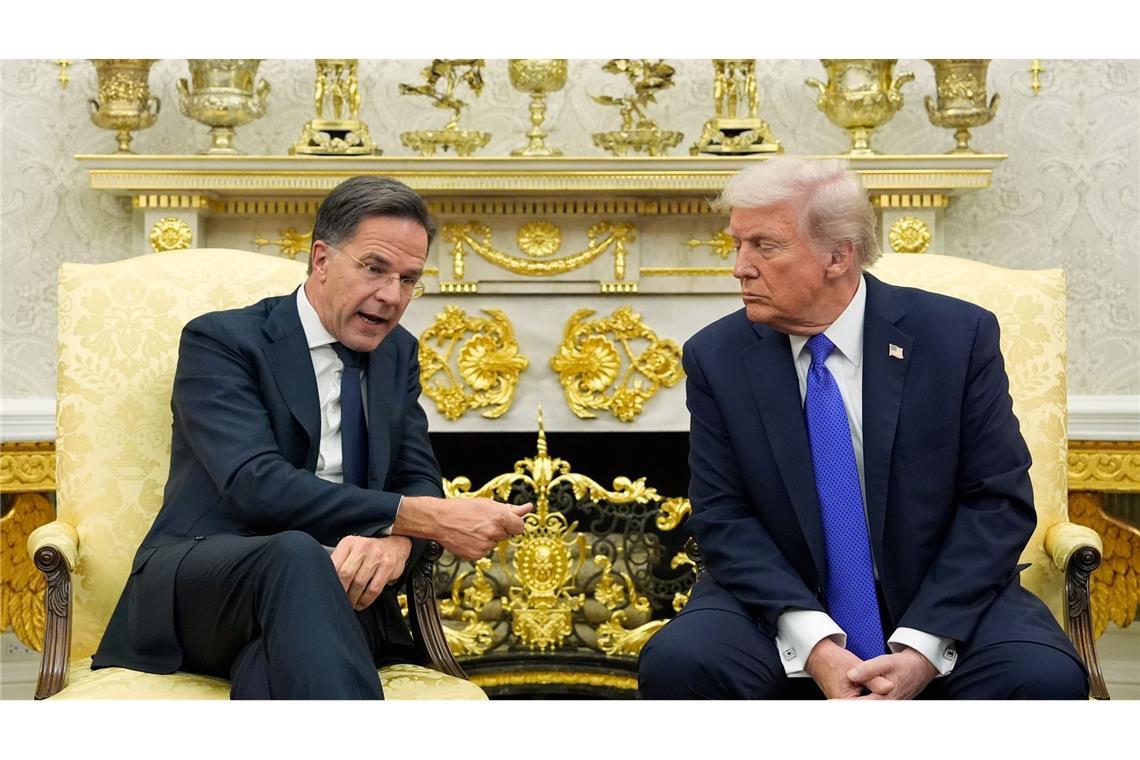 USA und EU verschärfen Russland-Sanktionen Nato-Chef Rutte besuchte US-Präsident Trump im Weißen Haus.