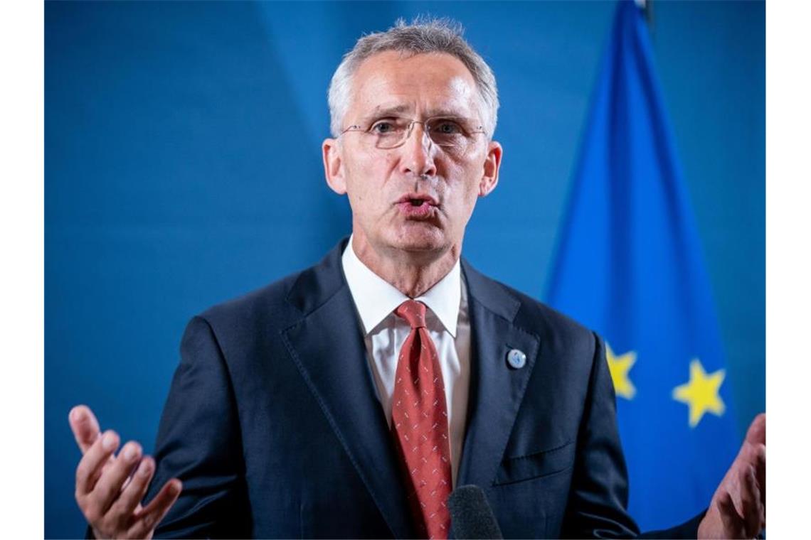 Stoltenberg: Nato in Afghanistan vor Dilemma Nato-Generalsekretär Jens Stoltenberg Ende August in Berlin. Foto: Michael Kappeler/dpa