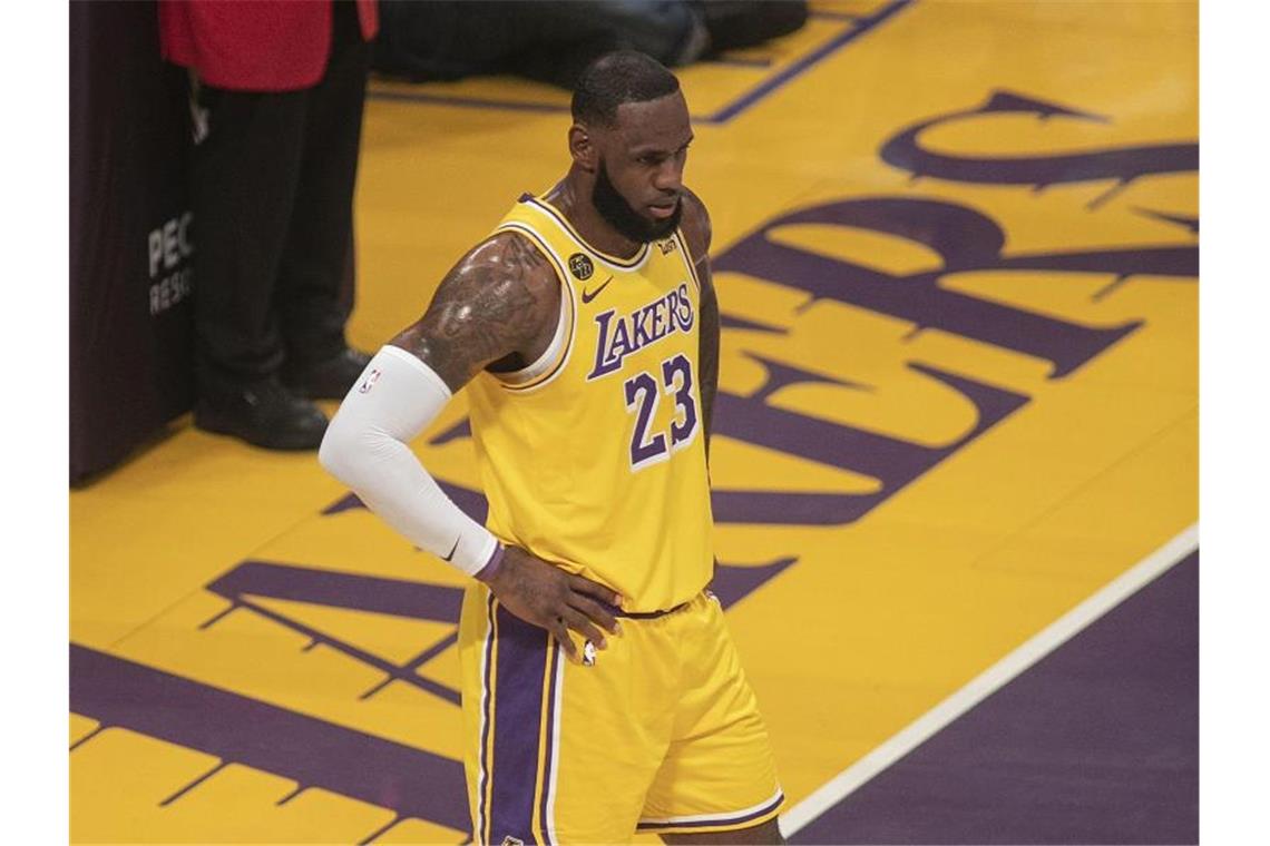 NBA-Superstar LeBron James spielt für die Los Angeles Lakers. Foto: Javier Rojas/Prensa Internacional via ZUMA/dpa