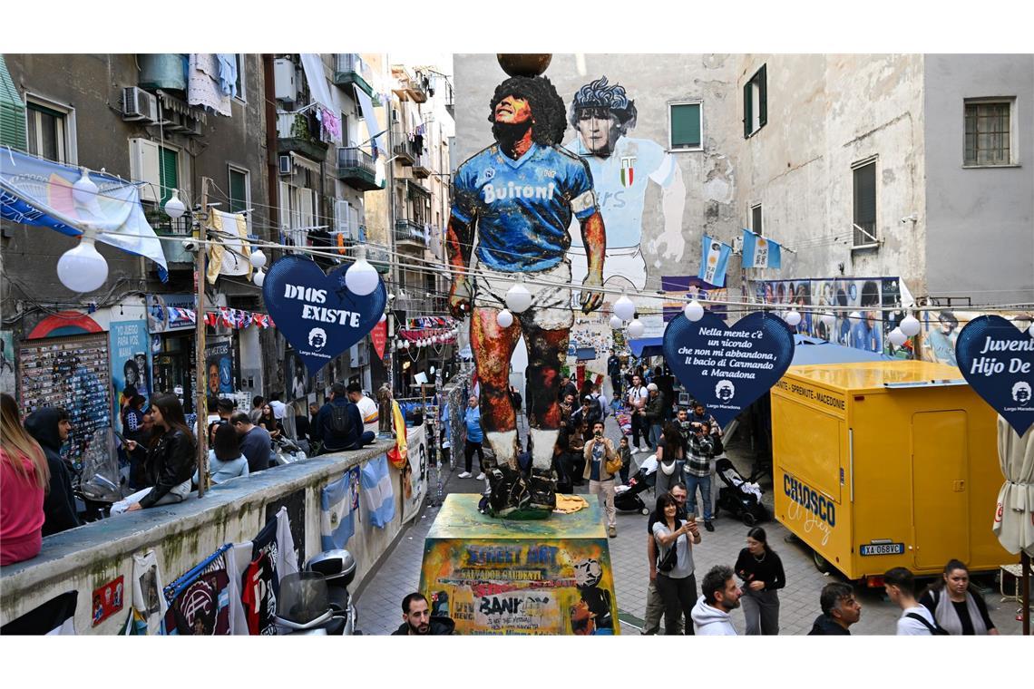 Neapel gestaltet Madonna-Gedenkstätte um (Foto-Archiv).