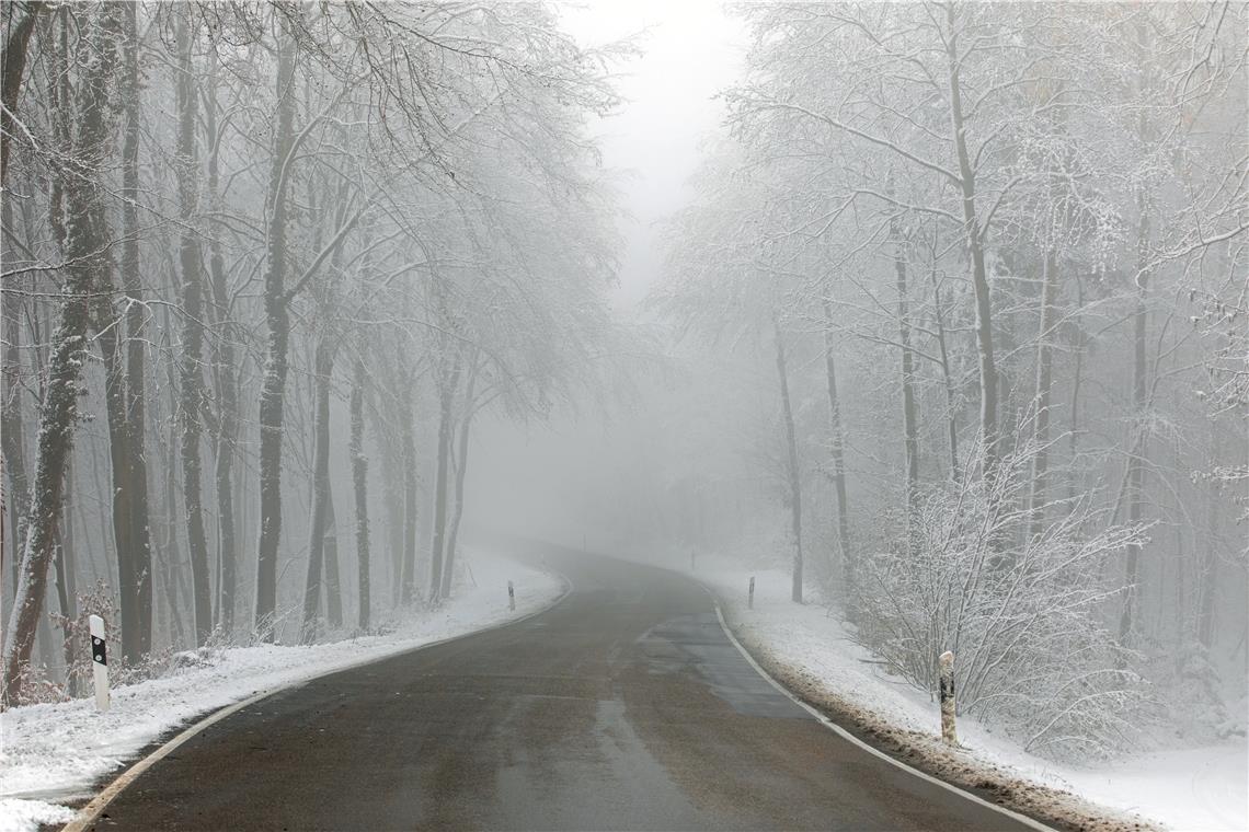 Nebel gab es im Dezember öfter. Schnee lag zu Monatsbeginn, an und nach den Weihnachtsfeiertagen. Foto: A. Becher