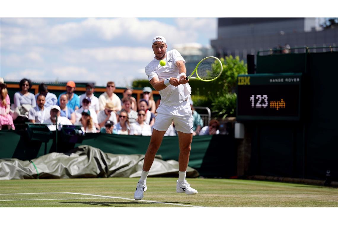 Nervenstark in Satz vier: Jan-Lennard Struff