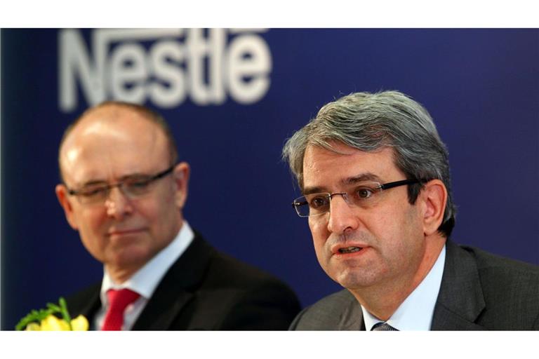 Nestlé trennt sich von seinem Vorstandschef Laurent Freixe - hier auf einer Pressekonferenz von 2012