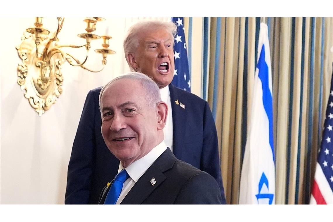 Netanjahu billigt den Plan von Trump.