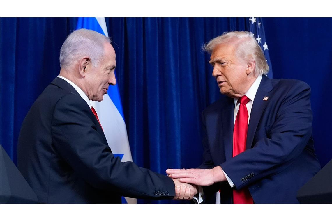 Netanjahu und Trump treffen sich am Mittwoch (Archivbild).