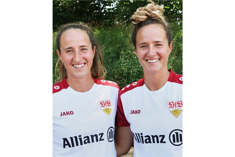 Neu beim VfB Stuttgart: Tamar und Fabienne Dongus (v. li.)