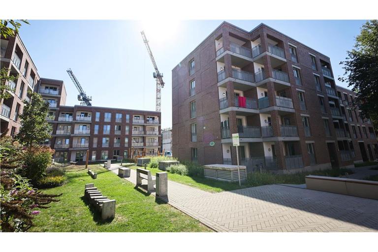 Neubau von Wohnungen in Hamburg: Jetzt soll mehr Tempo in den Bau. (Archivfoto)