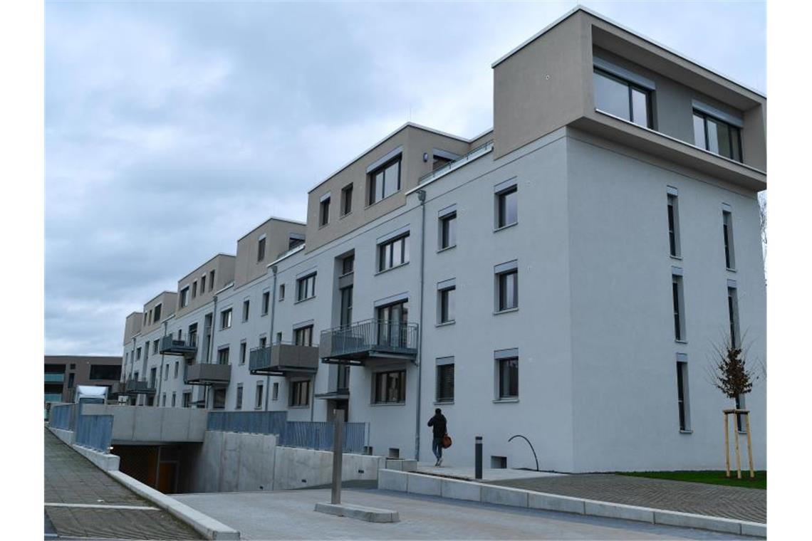 Deutlicher Anstieg bei genehmigten Neubauwohnungen Neubauwohnungen in Mannheim. Foto: Uwe Anspach/dpa/Archivbild