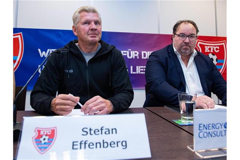 Neue beim KFC Uerdingen: Stefan Effenberg. Foto: Guido Kirchner/dpa
