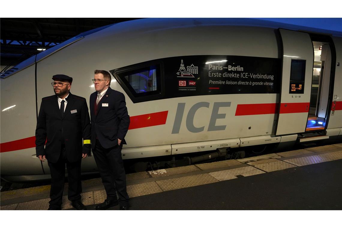 Bilder des Tages Neue ICE-Direktverbindung der Bahn zwischen Berlin und Paris