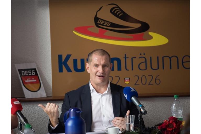 Neuer Eisschnelllauf-Präsident: Matthias Große. Foto: Jörg Carstensen/dpa