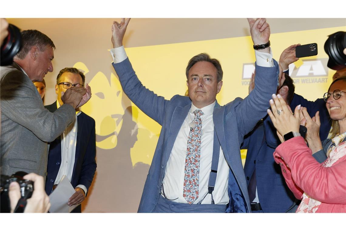 Belgien bekommt erstmals von rechter N-VA geführte Regierung Neuer Regierungschef Belgiens soll der N-VA-Vorsitzende Bart De Wever werden. (Archivbild)