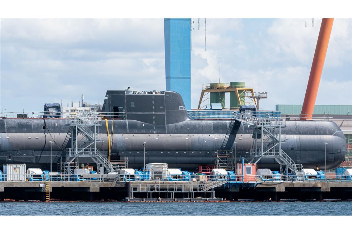 U-Bootbauer TKMS mit Aufträgen auf Rekordniveau Neuer Rüstungsauftrag für die Kieler U-Boot-Schmiede TKMS aus Singapur. (Archivbild)