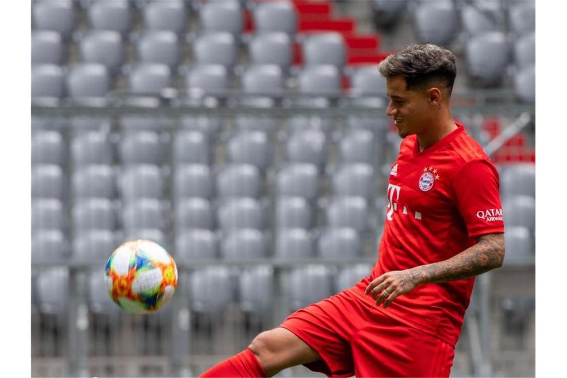 FCB mit Coutinho auf Schalke gefordert - Mutige Aufsteiger Neuer Star beim FC Bayern: Philippe Coutinho. Foto: Peter Kneffel
